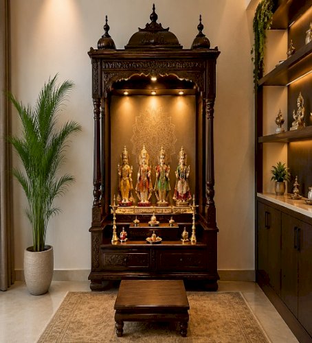 Temple Room Decoration Ideas for a Peaceful and Divine Home Space