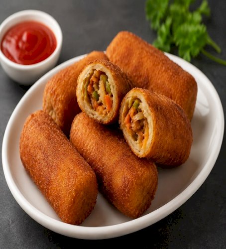 Bread Rolls Recipe: Crispy, Golden & Perfect Monsoon Snack
