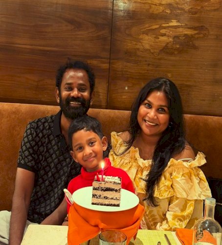 Actor Ramesh Thilak, wife pen adorable birthday greeting to six-year-old son!