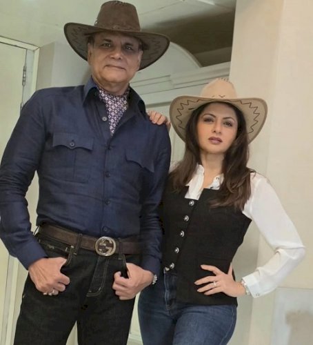 Bhagyashree goes ‘wild’ with husband Himalaya Dassani during their Udaipur vacation