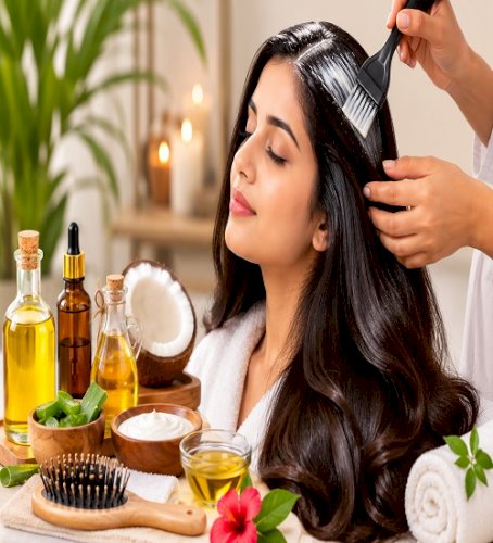 Haircare Treatments for Healthy Hair : Nourish, Strengthen, And Restore Healthy, Shiny Hair Naturally.
