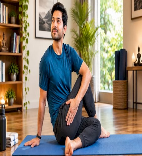 'Ardha Matsyendrasana' beneficial in diabetes, constipation and stress, know its benefits