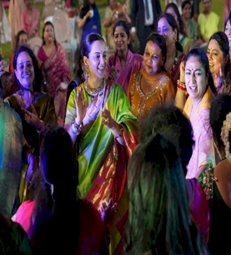 Kangana Ranaut opts for traditional Paithani saree for ‘Teej’ celebrations