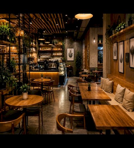Modern Café Décor: Creative Interior Ideas for an Attractive Customer Experience