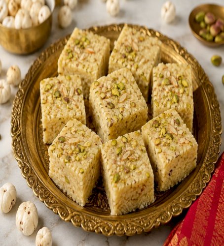 Makhana Barfi Recipe: Easy, Creamy and Delicious Indian Sweet