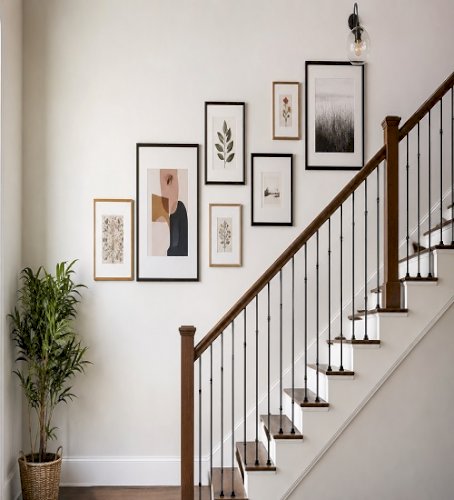 Staircase Wall Decor: Stylish Ideas to Transform an Overlooked Space