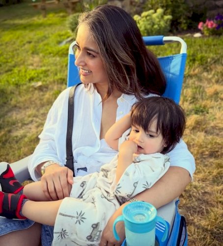 Ileana D’Cruz shares ‘Mini me + me’ moment with son Koa