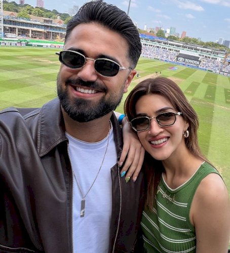 Kriti Sanon captures fond memory with rumoured beau Kabir Bahia from the cricket ground