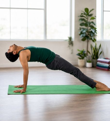 Do Purvottanasana for 5 minutes every day, your waist and shoulders will become stronger and stress will go away.