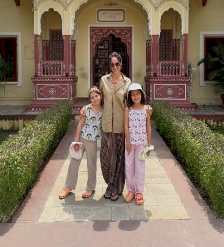 Lisa Ray explores Jaipur’s art, culture and cuisine with her daughters