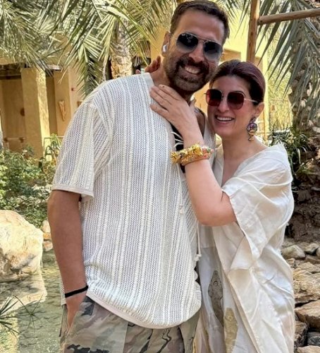 Twinkle Khanna's birthday wish for hubby Akshay Kumar: All the way to 99