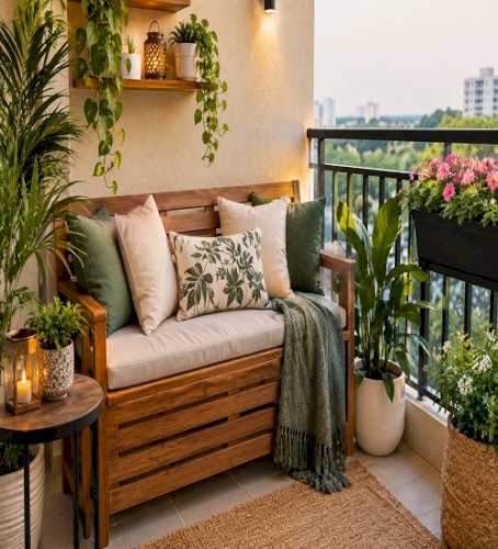 Balcony Bench Styling Ideas for a Cozy Outdoor Space