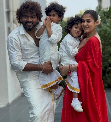 Nayanthara & Vignesh Shivan call their twin boys the 'heart beats of our lives' as they turn 4