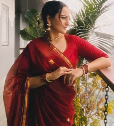 Sonakshi Sinha recalls last wearing a saree on her wedding day: ‘Felt nice after so long’